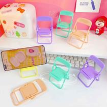 Kit 10 Suporte Para Celular Dobrável Universal Multiuso Mesa