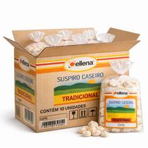 Kit 10 Suspiro Caseiro Tradicional CELLENA 140g Kit 10 Suspiro Caseiro Tradicional CELLENA 140g