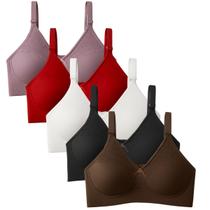 Kit 10 Sutiã Sem Bojo Alça Reforçado Com Regulagem Feminino Soutian Moda Íntima