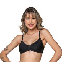 Kit 10 Sutiãs Alça Reforçado Lingerie Microfibra Sem Bojo