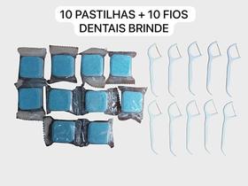 Kit 10 Tabletes Para Limpar Tambor Máquina De Lavar Roupas Elimina Bactérias e Fungos