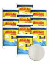 Kit 10 tabletes pastilhas de cloro hcl 3 em 1 200g hidroall Kit 10 tabletes pastilhas de cloro hcl 3 em 1 200g hidroall