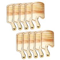 Kit 10 Tábua Para Hambúrguer Gourmet Madeira Pinus Rustica