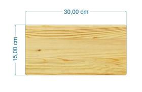 Kit 10 Tábuas Pinus 30x15cm 18mm Moai Shop Kit 10 Tábuas Pinus 30x15cm 18mm Moai Shop