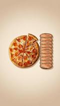 Kit 10 Tábuas Suporte Madeira Servir Pizza 35cm Kit 10 Tábuas Suporte Madeira Servir Pizza 35cm