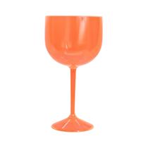 Kit 10 Taças de Gin Acrílico Cristal Colorido 450ml p/ Festas Eventos Aniversários Confraternização