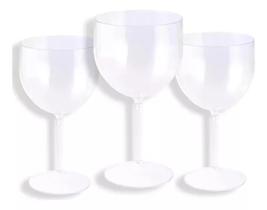 Kit 10 Taças Para Gim Acrílico Cristal - 600ml