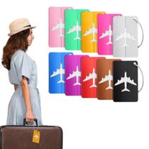Kit 10 Tag Para Mala Viagem Identificador Etiqueta A Prova De Água