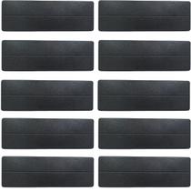 Kit 10 tampa painel tapa buraco do rádio 1 din automotivo encaixe universal preto resistente