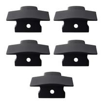 Kit 10 Tampas de Perfil Risque Inside 24x15mm Com furo Preto Cod: ALUT001939 Alut By Avant