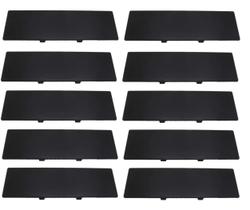 Kit 10 Tampas Falsa Tapa Buraco Radio Som Preto Universal Kit 10 Tampas Falsa Tapa Buraco Radio Som Preto Universal