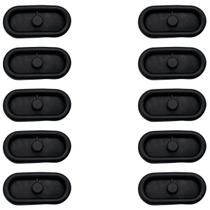 Kit 10 Tampões Oval Assoalho Saveiro 2009 Até 2023 Voyage 2008 Até 2023