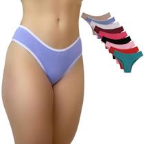 Kit 10 Tangas 100% Algodão intima estampadas juvenil luxo