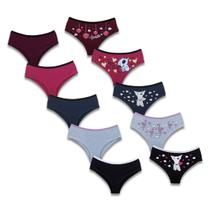 Kit 10 tangas de algodão calesson sula