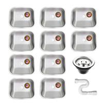 Kit 10 Tanques Inox 304 50x40x23 Fosco Caixa Atacado Kit 10 Tanques Inox 304 50x40x23 Fosco Caixa Atacado