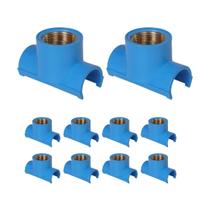 Kit 10 Tapa Furo Tee Soldável Rosca Metal 3/4 25mm Estrela Kit 10 Tapa Furo Tee Soldável Rosca Metal 3/4 25mm Estrela