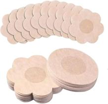 Kit 10 Tapa mamilo minimalista Adesivo tecido protetor de peito