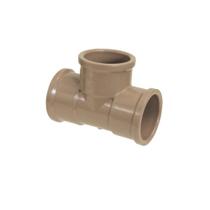 Kit 10 Te de Água Marrom 40mm - Krona Kit 10 Te de Água Marrom 40mm - Krona