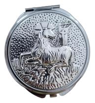 Kit 10 Teca Porta Hóstia Eucaristia Comunhão 6cm Cordeiro