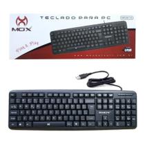 Kit 10 Teclados Com Fio 2.0 Usb 110 Tecla Ergonômico Atacado