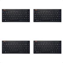 Kit 10 Teclados Multimídia com Fio Flat Oex TC301 Mini