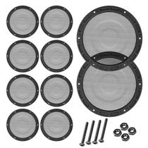 Kit 10 Telas Alto Falante 10 Polegadas Com Parafusos Arlem