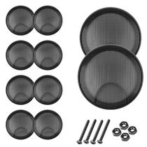 Kit 10 Telas Alto Falante 6 Polegadas Com Parafusos Metálica