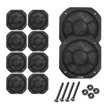 Kit 10 Telas Alto Falante 6 Polegadas Com Parafusos Proteção
