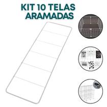 Kit 10 Telas Aramada 10x30cm Mural Criativo Fotos Inspirações Mood Board Organização