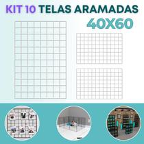 Kit 10 Telas Aramada 40x60cm Painel Home Office Mural Recados Planejamento DIY Criativo Kit 10 Telas Aramada 40x60cm Painel Home Office Mural Recados Planejamento DIY Criativo