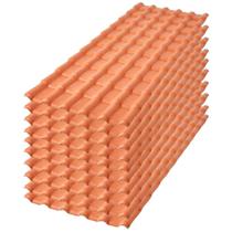 Kit 10 Telhas de PVC Precon Plan Cerâmica 1,98mx0,88m Kit 10 Telhas de PVC Precon Plan Cerâmica 1,98mx0,88m