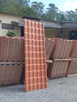 Kit 10 Telhas Pvc PLAN Cinza 198 Cm X 88 Cm Permatti