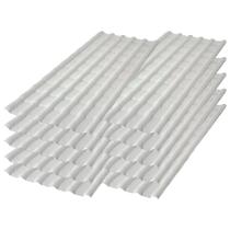 Kit 10 Telhas PVC Precon Plan Concreto 2,42x0,88m