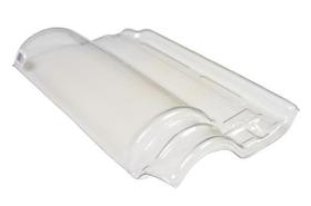 Kit 10 Telhas Transparentes Americana A-10 Termo 48 X 29 cm Kit 10 Telhas Transparentes Americana A-10 Termo 48 X 29 cm