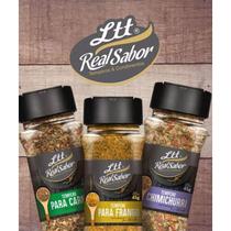 Kit 10 Temperos No Pote Com Tampa De Duas Saidas