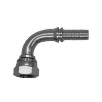 Kit 10 Terminais Fêmea JIC 90 graus rosca 7/16" para mangueira de 1/4" - FJ90-0404