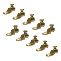 Kit 10 Terminal Bateria Ponteira Grande Reforçado 70mm 10.02 Caminhão Ônibus Van Trator