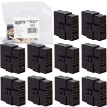 Kit 10 Terminal Conector 8 Vias Trava Macho Fêmea Technoise Kit 10 Terminal Conector 8 Vias Trava Macho Fêmea Technoise