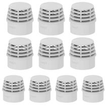 Kit 10 Terminal de Ventilacao 50mm Tigre Anti Mal Cheiro Kit 10 Terminal de Ventilacao 50mm Tigre Anti Mal Cheiro