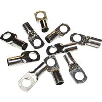 Kit 10 Terminal Olhal de Compressão para Cabo Fio de 25mm Cobre Estanhado SC25-8