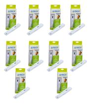 Kit 10 Termometros Clinico Digital Axilar Com Aviso Sonoro