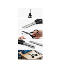 Kit 10 Tesouras Multiuso 13cm Cabo Ergonômico com Régua de Medição Kit 10 Tesouras Multiuso 13cm Cabo Ergonômico com Régua de Medição