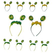 Kit 10 Tiara Pandeiro Brasil Copa Do Mundo
