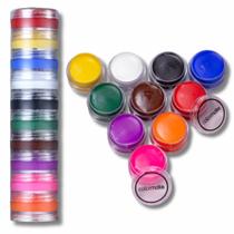 Kit 10 Tintas Cremosa Facial Colorida Kids Pintura Artistica Colormake