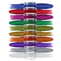 Kit 10 Tintas Faciais Glitter Ligth Cremoso Maquiagem 10 Cores Colormake