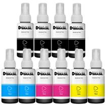 Kit 10 Tintas Para Epson T664 L355 L365 L395 L455 L1300 L110