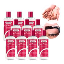 Kit 10 Tira Manchas de Henna da Pele Removedor Sabonete Líquido Suaveness Soft Hair 100ml