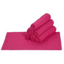 Kit 10 Toalha De Manicure E Pedicure 28x45cm Salo Beleza P-unha Rosa