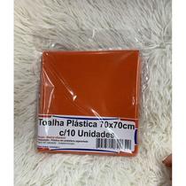 Kit 10 Toalha De Mesa Lisa Plástica 70x70cm Para Aniversário Festa Casamento Kit 10 Toalha De Mesa Lisa Plástica 70x70cm Para Aniversário Festa Casamento