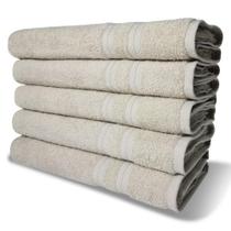 Kit 10 Toalhas Banho Gigante Itália Soft 100% Algodão Grossa Luxo - Bege Kit 10 Toalhas Banho Gigante Itália Soft 100% Algodão Grossa Luxo - Bege